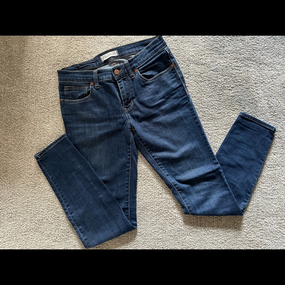 Madewell Skinny Skinny dark denim jeans Size 27